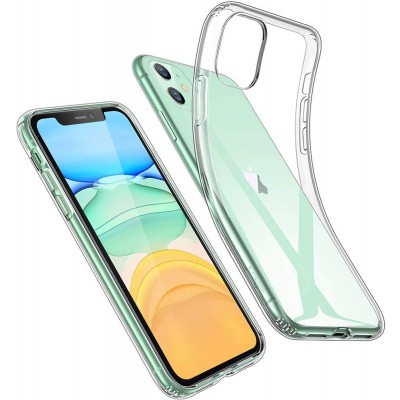 Factory Price 1.0 MM Soft TPU Mobile Phone Case For iPhone 11, Crystal Silicon Gel Flexible Phone Cover For iPhone 7 8 X XS Max