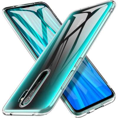 1.0 MM Flexible Silicon Gel Mobile Phone Case For Xiaomi Note 8 Pro, Transparent TPU Phone Cover For Xiaomi Note 8 Pro Note 9