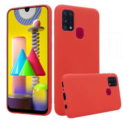 M31 Silicone Gel Rubber Full Body Protection Shockproof Cover Case Drop Protection Cases for Samsung Galaxy M31