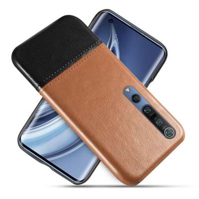 Business Style leather phone case, 2 colors pu leather cell case cover for Xiaomi 10