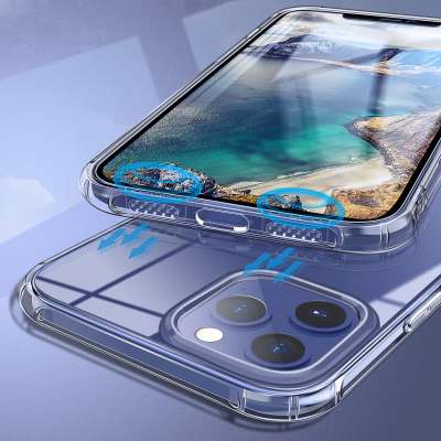 New Case for iPhone 12,Crystal Clear TPU Protective Cover Shockproof Cell Phone Case for iPhone 12 Pro Max