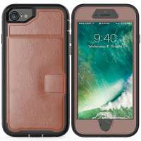 Wallet Case with Card Slot Holder Shockproof Protective PU Leather Wallet Case For iPhone 6s