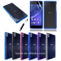 New 0.5mm Ultra Thin Clear Transparent TPU Case Cover For Sony Xperia Z2