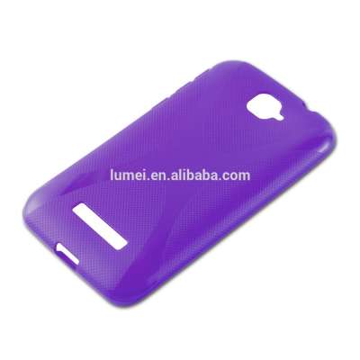 Premium Colorful X Line TPU Soft Phone Case Cover For Alcatel One Touch Pop C7